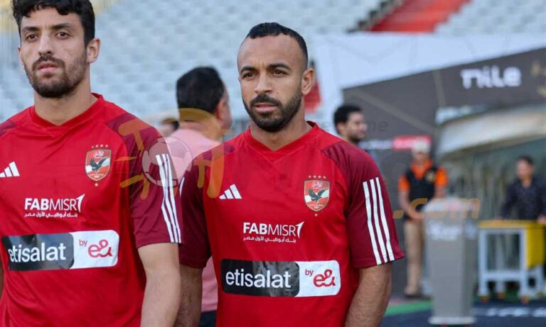 أفشة يتعافى.. وغموض حول مشاركة نجم الأهلي أمام غزل المحلة