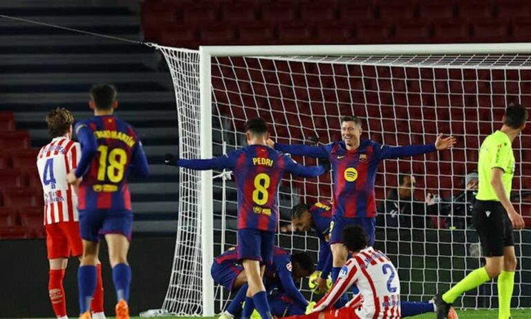 قمة الليغا تشعل المنافسة: برشلونة يطيح بأتلتيكو مدريد وينفرد بالصدارة