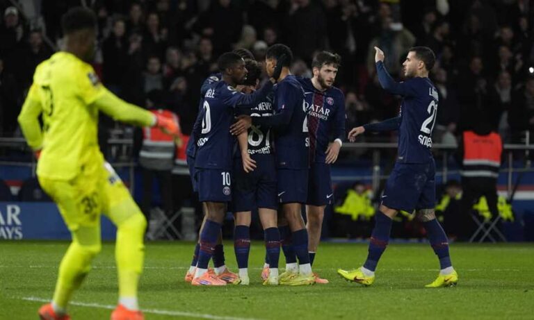 باريس سان جيرمان يعادل رقم 2017 بخماسية ضد رين