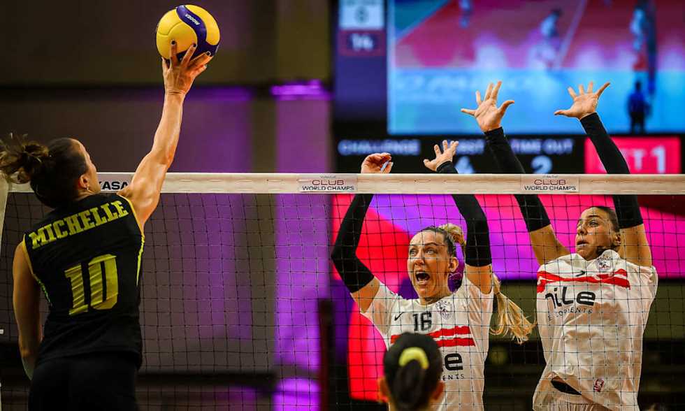 سيدات الزمالك يستهلن مشوارهن العالمي بسقوط أمام برايا البرازيلي