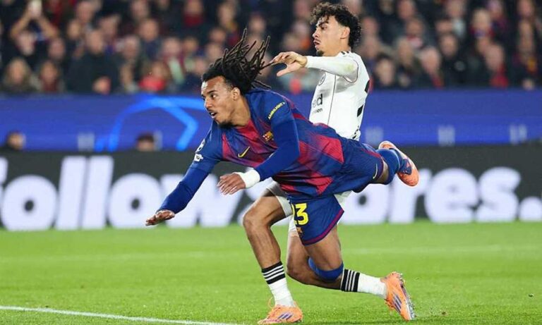 كوندي يقود برشلونة لانتصار مثير في عودة “كامب نو” بدوري الأبطال