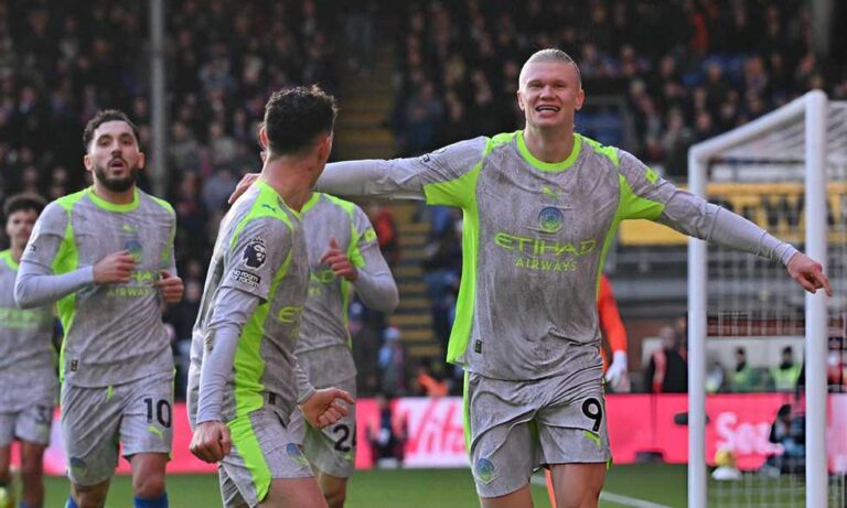 هالاند يترجم سيطرة السيتي إلى فوز مثير على كريستال بالاس