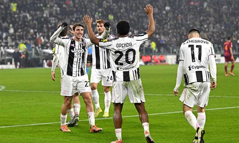 يوفنتوس يقتنص فوزًا مثيرًا من روما ويصعد في جدول الدوري الإيطالي