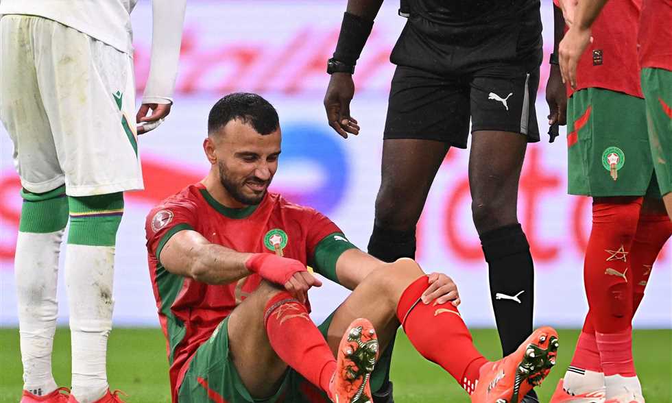 “سايس” يطمئن الجماهير: الإصابة ليست خطيرة.. وهدفي الأخير مع المغرب!